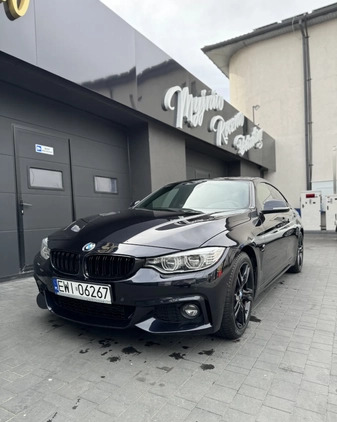 BMW Seria 4 cena 93000 przebieg: 140000, rok produkcji 2015 z Warszawa małe 154